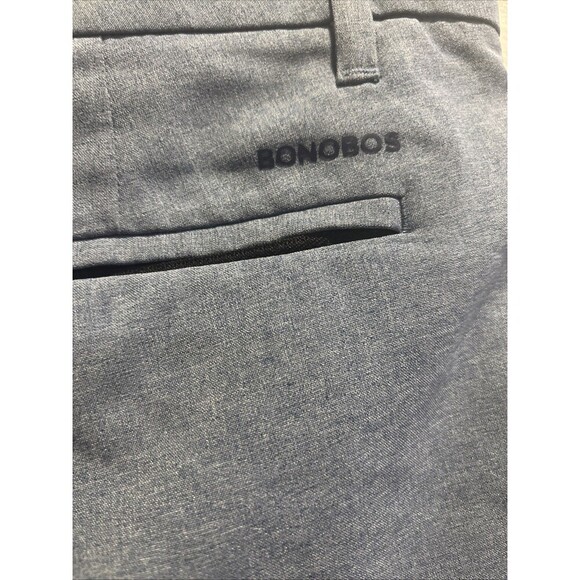 Bonobos Golf Performance Link Standard Fit 9" Shorts Downpour Heather Blue 36 - Picture 12 of 16